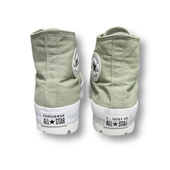 Converse Women's Chuck Taylor All Star Lugged Hi Tops 571114C Size 11 Sage Green - Picture 9 of 10